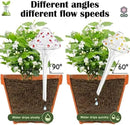 Plant Watering Globes, Hand-Blown Mushroom-Shaped Self Watering Globes, Suitable for Indoor&Outdoor Plant Watering Devices (4 Pcs) by GreenHaven Gardens