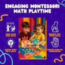Montessori Educational Math Manipulatives Number Counting Kids 3 to 5 Homeschool Kindergarten, Interactive Learning Toy for Toddlers Preschoolers, Boys, Girls, Math Games, STEM Activities by TinyTreasures Baby Boutique
