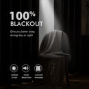 MIULEE Linen Texture Curtains for Bedroom Solid 100% Blackout Thermal Insulated Halloween Black Curtains Grommet Room Darkening Drapes for Living Room Nursery 52x63 Inch (2 Panels) by TinyTreasures Baby Boutique