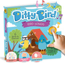 Ditty Bird Animal Sounds Book for Toddlers – Interactive Book Featuring Cuckoo, Blue Tit, Herring Gull, Tawny Owl & Dove Sounds | Musical Board Book for Ages 1-3 | Perfect Educational Gift for Toddler by TinyTreasures Baby Boutique