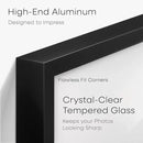 Homeforia Black Diploma Frame 8.5 x 11, High End Metal 8.5x11 Certificate Frames, 11x8.5 inch Document Frame for Wall or Tabletop, 8.5 by 11 Award Letter Size Frame, Tempered Glass, Wall Kit, Set of 1 by CozyNest Decor