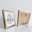 nspirational Wood Sign, Wooden Plaques Table Decor, Office Desk Sign, Farmhouse Home Decorate, Affirmation Signs Decorate Gift, Encouragement Gift, In Case No Nobody Told You Today Signs by CozyNest Decor