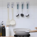 Patelai 12 Pack Kitchen Scrub Dish Brush with Long Handle Dish Scrubber with Stiff Bristles Scrub Brushes for Kitchen Dishes Washing Tools, Pots, Pans and Sink Cleaning (Celadon) by CozyNest Decor