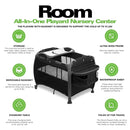 Joovy Room-Playard, Nursery Center, Bassinet, Changing-Table, Black by TinyTreasures Baby Boutique