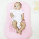 Hooyax Muslin Baby Lounger Cover Soft Organic Cotton Slipcover Fits Newborn Lounger for Baby Boys and Girls (Pink) by TinyTreasures Baby Boutique