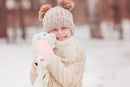 Toddler Gloves Kids Mittens Winter Warm Lined Fleece Gloves Waterproof Snow Baby Mitten for Boys Girls by TinyTreasures Baby Boutique