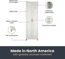 SystemBuild Evolution Kendall 24" Utility Storage Cabinet - White by CozyNest Decor
