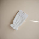 mushie Baby Bath Mitt | Organic Cotton | Pack of 2 (Pearl) by TinyTreasures Baby Boutique