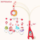 Mini Tudou Baby Musical Mobile Crib Toys with Projector and Light, Timing Function, Remote Control Baby Cot Mobile with Take Along Music Box and Rattles, Present for Newborn Babies Boys Girls by TinyTreasures Baby Boutique