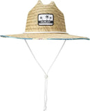 Hurley Women's Straw Hats - Real Straw Hat Medium Brim and Adjustable Chin Strap by GreenHaven Gardens