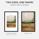 Homeforia 12x18 Frame Black Wood, High End Oak 12x18 Picture Frames with Mat 8.5x11 Photo, 12 x 18 Wooden Poster Frame Matted to 8.5 x 11 Print, 18x12 Hanging Frame, Tempered Glass, Wall Kit, Set of 1 by CozyNest Decor