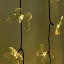 ELUTENG Outdoor String Lights 100 LED 39.4FT Solar Lights Outdoor Waterproof with 8 Lighting Modes Decorative Butterfly Solar Powered Patio Lights for Garden Yard Balcony Porch Wedding Party Decor by GreenHaven Gardens