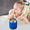 17oz Soup Thermo for Hot Food Kids Insulated Vacuum Food Jar with Stainless Steel Spoon Wide Mouth Thermo Leakproof Lunch Food Container Kids Hot Lunch Box (Blue) by TinyTreasures Baby Boutique