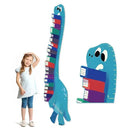 Personalized Name Growth Chart for Wall, Dinosaur Book Wooden Growth Chart Kids Height Chart, Wall Measurement for Kids, Height Chart for Wall, Growth Ruler for Toddler Playroom Decor by CozyNest Decor