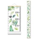 Green Plants Growth Chart for Kids Baby Height Chart Ruler Removable Canvas Wooden Frame Hanging Wall Rulers Measurement Charts for Toddler Room Nursery Decor - 79"X7.9" with Beige Wood by TinyTreasures Baby Boutique