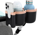 Accmor Stroller Cup Holder with Phone Holder, Bike Cup Holder, Universal Cup Holder for Uppababy Nuna Doona Strollers, 2-in-1 Cup Phone Holder for Stroller, Bike, Wheelchair, Walker, Scooter by TinyTreasures Baby Boutique