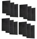 WallPeg Pegboard Panels Garage Organization - 12 ea (24"x16") Black Peg Board Panel Set - (PB-1-B) Tool Organizer, Crafts, Shop, Home, Office, Wall Storage Kit by GreenHaven Gardens