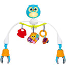 Baby Stroller Arch Toy with Relaxing Music & Lights - Adjustable Activity Arch & Play Accessories - Baby Bouncer Toy Bar, Carseat, Crib, Stroller Hanging Toys for Infants 0 Months Old & Up by TinyTreasures Baby Boutique