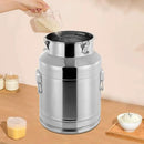 304 Food-Grade Stainless Steel Ice Bucket with Lid, 28L/7.4Gallon Good Sealing Storage Canister Milk Bucket Milk Can for Coffee, Tea, Water, Milk, Soup by CozyNest Decor