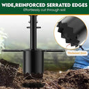 BreeRainz Bulb Planter Tool Long Handle,Height Adjustable Sod Plugger Tool w/ 3.5" Wide Serrated Base,Heavy Duty Dual-Peda Garden Tool for Planting Tulips, Iris, Daffodils,Soil Sampler Transplanting by GreenHaven Gardens