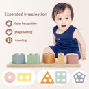 Baby Toys 6 to 18 Months, 8 in 1 Montessori Toy Set, Educational Learning Toy for Toddlers Babies Sensory Toys Newborn Infant Gifts for Boys & Girls by TinyTreasures Baby Boutique