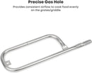 Stanbroil 17 Inch Grill Burner Tube for Weber Q1200, Q1000, Q100, Q120, Baby Q Gas Grill, 304 Stainless Steel 69957 Burner Tube for Weber 386001, 386002, 516002, 516001, 50060001, 51060001 by GreenHaven Gardens