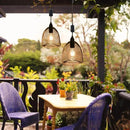 Battery Operated Hanging Light with 6 Hours Timer, Outdoor Indoor Decorative Lantern Chandelier Pendent Haning Metal Black Hanging Lamp Backyard Decor for Patio Bar Yard Garden Porch Home by GreenHaven Gardens