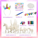 DIY Painting Unicorn Kit Arts and Crafts Set for Kids or Girls Decorate and Drawing 3D Toys for Children Gift(6 Unicorns) by TinyTreasures Baby Boutique