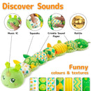 Sumobaby Infant Baby Musical Multi-Sensory Caterpillar, Stuffed Animal Activity Soft Toys, for Tummy Time Newborn 0-3-6-12 Months Boy and Girls,Green by TinyTreasures Baby Boutique