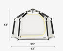 Veer Basecamp | JPMA Certified Portable Pop Up Play Yard/Play Pen for Babies, Toddlers and Kids | Indoor and Outdoor Use | Shade Canopy | Keeps Bugs Out | Playard Safety Certified by TinyTreasures Baby Boutique