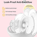 Ellie Wearable Hands Free Breast Pump, Portable Breastfeeding Pump w/Soft Double-Sealed Flange, Anti-Backflow & Leakproof Design, Ultra-Slim and Quiet, 4 Modes 9 Levels, Smart Nightlight, 2 Pack by TinyTreasures Baby Boutique