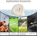1.5"30M-98ft Lay-Flat Hose Pool Cleaning Belt Water Discharge Pump Hose With Aluminum Clamps Fittings Fire Hose Length Connection Hose Sump Pump Well Pump for House Garden and Irrigation Firehose by GreenHaven Gardens