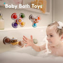 ALASOU 3PCS Pop Suction Cup Spinner Toys for 1 Year Old Boy Girl|Novelty Spinning Tops Toddler Toys Age 1-2|Sensory Baby Bath Toy for Toddlers 1-3|12 18 Months Boy Birthday Gift for Infant by TinyTreasures Baby Boutique