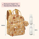 BabbleRoo Diaper Bag Backpack - Baby Essentials Travel Tote - Multi Function Water Resistant Diaper Bag, Travel Essentials Baby Bag with Changing Pad, Stroller Straps & Pacifier Case - Unisex, Safari by TinyTreasures Baby Boutique