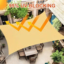 Amagenix Outdoor Sun Shade Canopy, 13X20 FT Sand UV-Blocking Awning for Patio, Garden & Backyard - Custom Size by GreenHaven Gardens