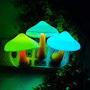AUSAYE 2Pack LED Night Light Plug in Lamp 7-Color Changing Cute Mushroom Light Sensor Night Lights for Adults Kids NightLight by TinyTreasures Baby Boutique