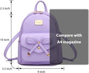 I IHAYNER Girls Bowknot Cute Leather Backpack Mini Backpack Purse for Women by TinyTreasures Baby Boutique