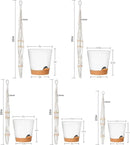 GARDIFE Hanging Planters for Indoor Plants,5Pcs Hanging Basket for Indoor Boho Home Decor,Macrame Plant Hanger,35 Inches,29Inch,23Inch, Ivory,Self Watering Planters, 7/6.5/6/5.5/5 Inch,White&White by GreenHaven Gardens