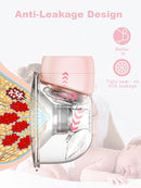 Hands Free Breast Pump, Wearable Breastfeeding Pump 3 Modes & 9 Levels, Double Electric Portable Pump Low Noise with Long Battery Life 2 Pack Pink by TinyTreasures Baby Boutique