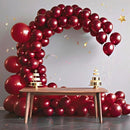 140pcs Burgundy Round Balloons Different Sizes 18 12 10 5 Inch Latex Balloons for Arch Decoration Party Balloon Kit for Graduation Birthday Party Wedding Balloon Baby Shower Decoration by TinyTreasures Baby Boutique