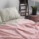 Salt Earth GOTS Certified 100% Organic Cotton Throw Blanket, 55" X 60" Blankets & Throws for Bed, Throw Blanket for Couch,Modern & Cozy Blanket, All Season Waffle Blanket, Soft Blanket (Misty Rose) by TinyTreasures Baby Boutique