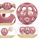 MCGMITT Sensory Balls for Baby, Food Grade Stretchy Silicone Infant Ball, Easy Grasp Ball for Babies 0-12 Months BPA-Free Montessori Learning Toy, Developmental Teething Toys Baby Shower Gifts by TinyTreasures Baby Boutique