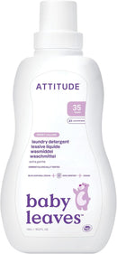ATTITUDE Baby Laundry Detergent, EWG Verified, Plant and Mineral-Based Formula, HE Compatible, Vegan Household Products, Sweet Lullaby, 35 Loads, 35.5 Fl Oz by TinyTreasures Baby Boutique