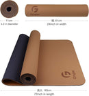 Yoga Mat Non Slip, Eco Friendly Fitness Exercise Mat with Carrying Strap,Pro Yoga Mats for Women,Workout Mats for Home, Pilates and Floor Exercises by TinyTreasures Baby Boutique