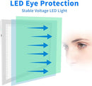 A4 Rechargeable Light Pad, KOBAIBAN Wireless Magnetic Tracing Light Box, 5 Levels Brightness LED Light Board, Cordless Battery Powered Light Drawing Table for 5D DIY Diamond Painting, Sketching(White) by TinyTreasures Baby Boutique