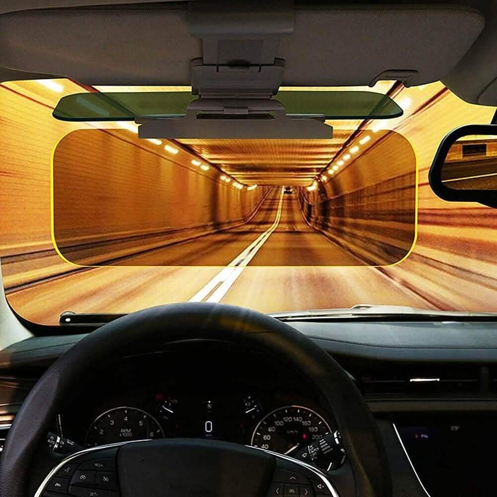 Dual-Use Car Sun Visor – Polarized Day & Night Anti-Glare, UV Resistant, photo 3 of 4