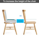Kalawen Toddler Booster Seat for Dining Table, Upgraded 2Pcs PU Washable Straps Safety Buckle Kids Booster Seat for Table, Portable Travel Increasing Cushion for Chair by TinyTreasures Baby Boutique