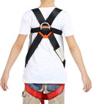 Kids Climbing Belt, Youth Full Body Safety Belt for Outdoor Expanding Training Caving, Zipline Belt Rappelling Equip by TinyTreasures Baby Boutique