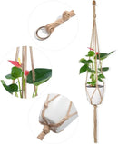 Plant Hangers Indoor Macrame Hanging Planter Holder 6 Pack, 3 Sizes by GreenHaven Gardens