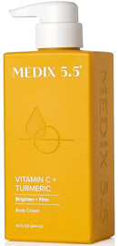 MEDIX 5.5 Vitamin C Cream Face Lotion & Body Lotion Moisturizer | Anti Aging Skin Care Firming & Brightening Cream Diminishes The Look Of Uneven Skin Tone, Age Spots, & Sun Damaged Dry Skin, 15 Fl Oz by TinyTreasures Baby Boutique
